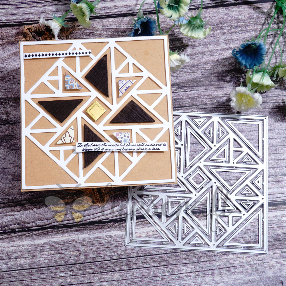 Lifescraft Triangle Windmill Background Board Metal Cutting Dies