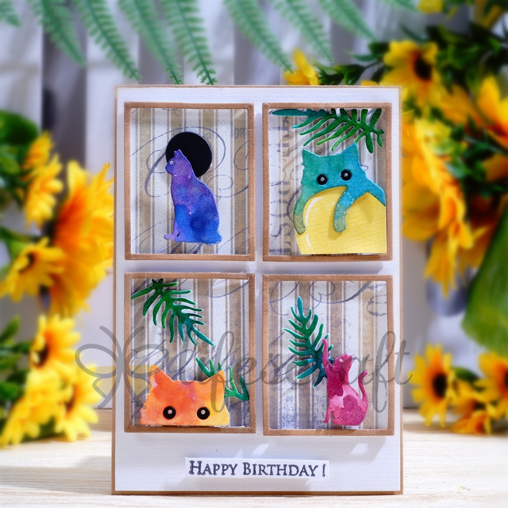 Lifescraft Cat Album Metal Cutting Dies