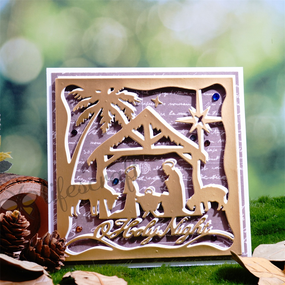 Lifescraft Holy Night Pray Metal Cutting Dies