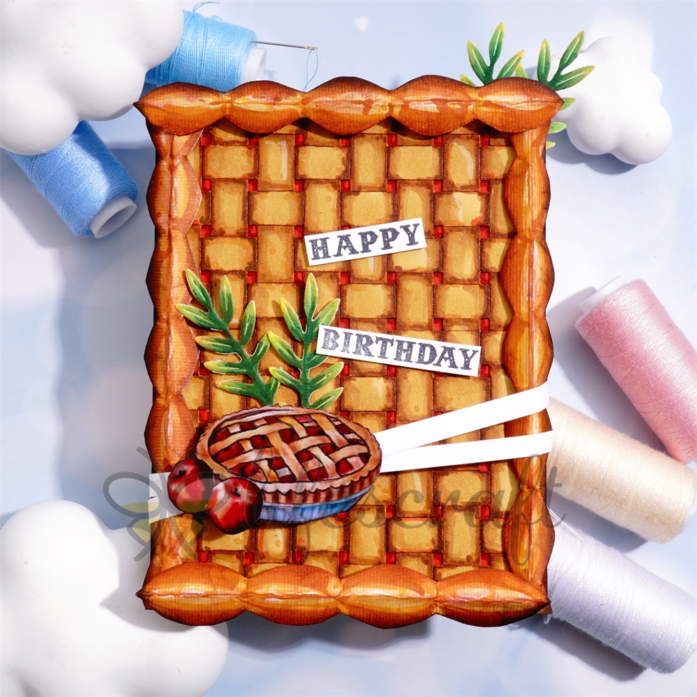 Lifescraft Bamboo Weaving Background Board Cutting Dies