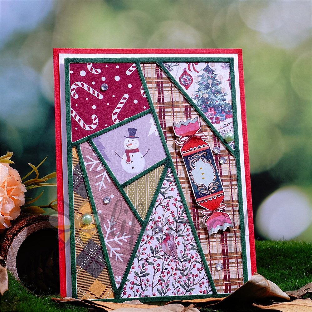 Lifescraft Irregular Shapes Background Board Metal Cutting Dies