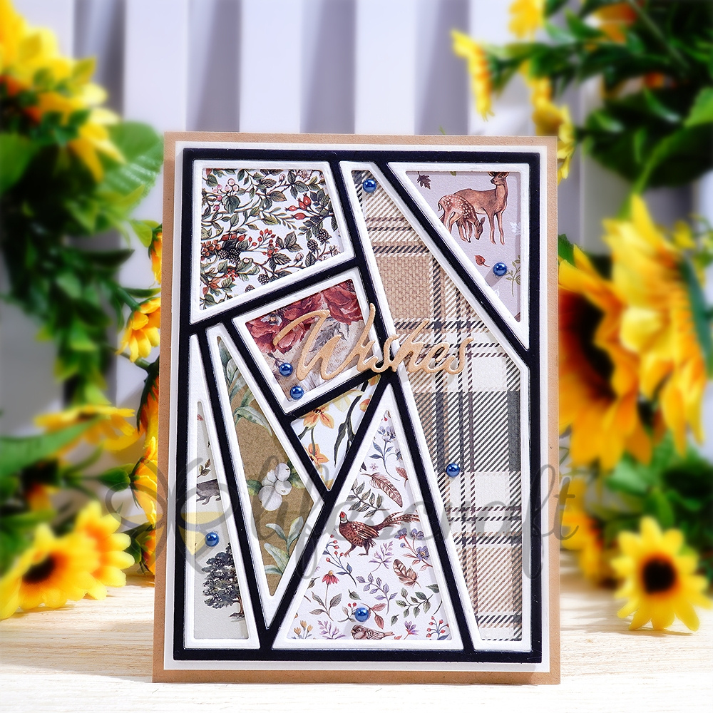 Lifescraft Irregular Shapes Background Board Metal Cutting Dies