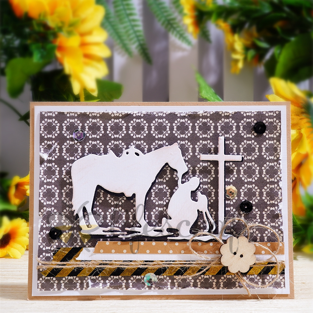 Lifescraft Praying Man Metal Cutting Dies