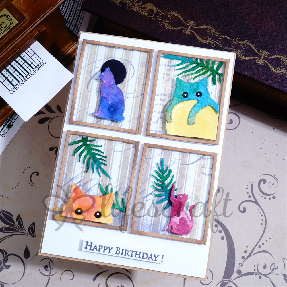 Lifescraft Cat Album Metal Cutting Dies