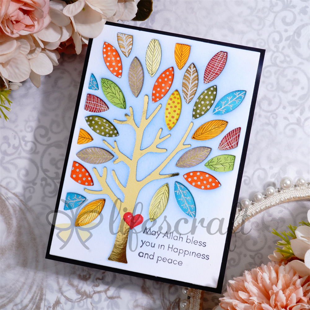 Lifescraft Tree Background Board Metal Cutting Dies