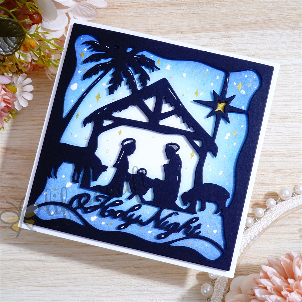 Lifescraft Holy Night Pray Metal Cutting Dies
