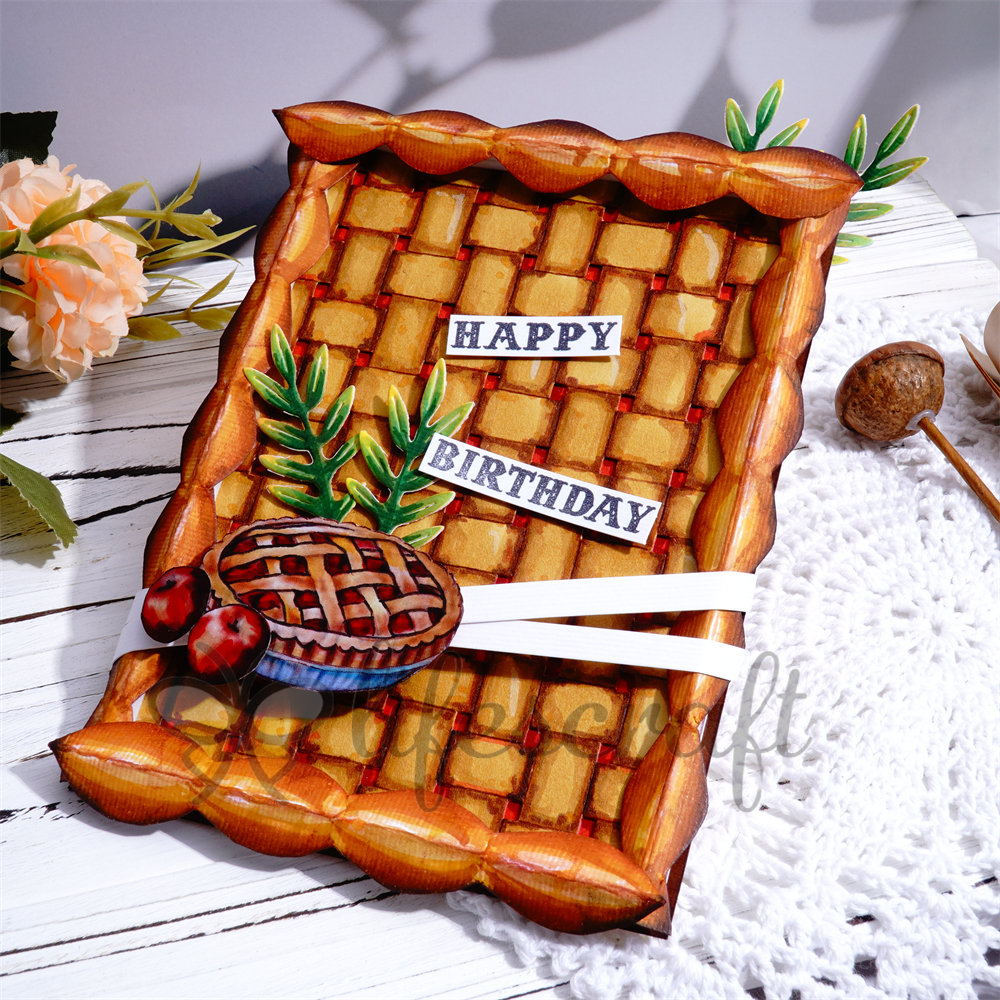 Lifescraft Bamboo Weaving Background Board Cutting Dies