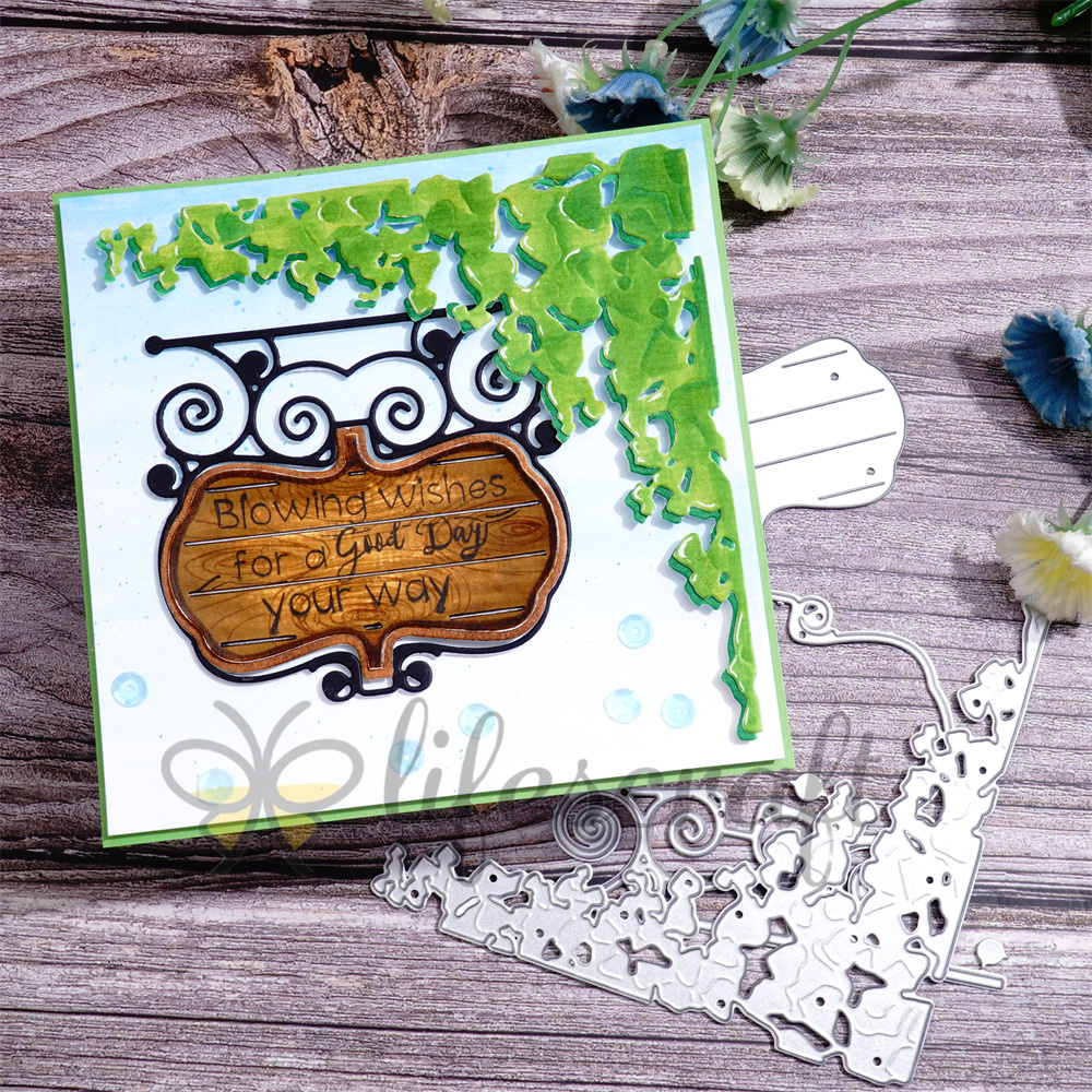 Lifescraft Nameplate in the Leaves Metal Cutting Dies