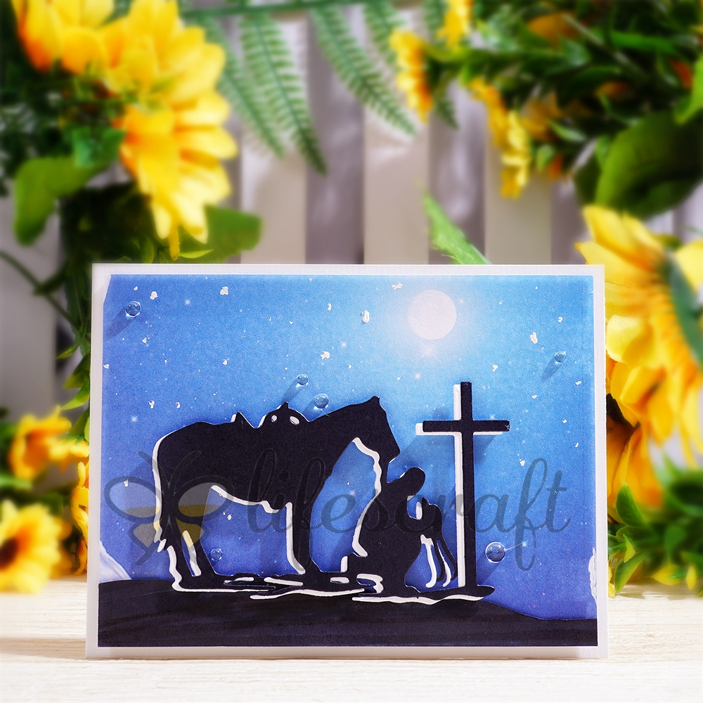 Lifescraft Praying Man Metal Cutting Dies