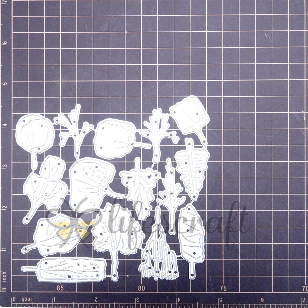 Lifescraft Colorful Trees Metal Cutting Dies