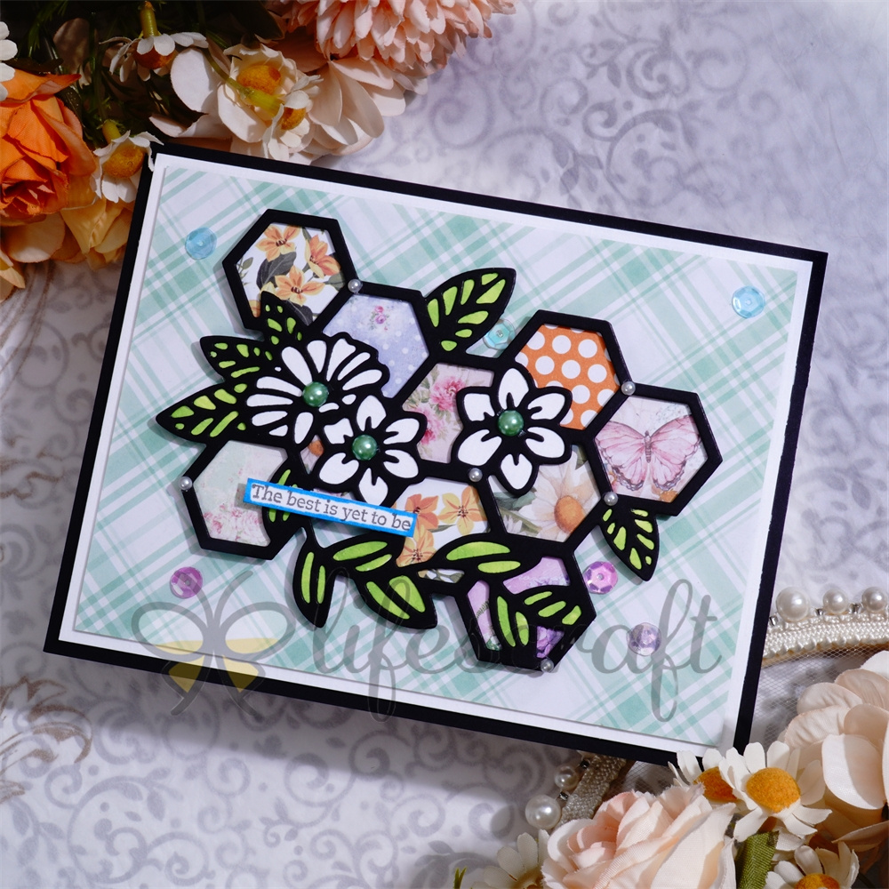 Lifescraft Flower and Leaves Decoration Metal Cutting Dies