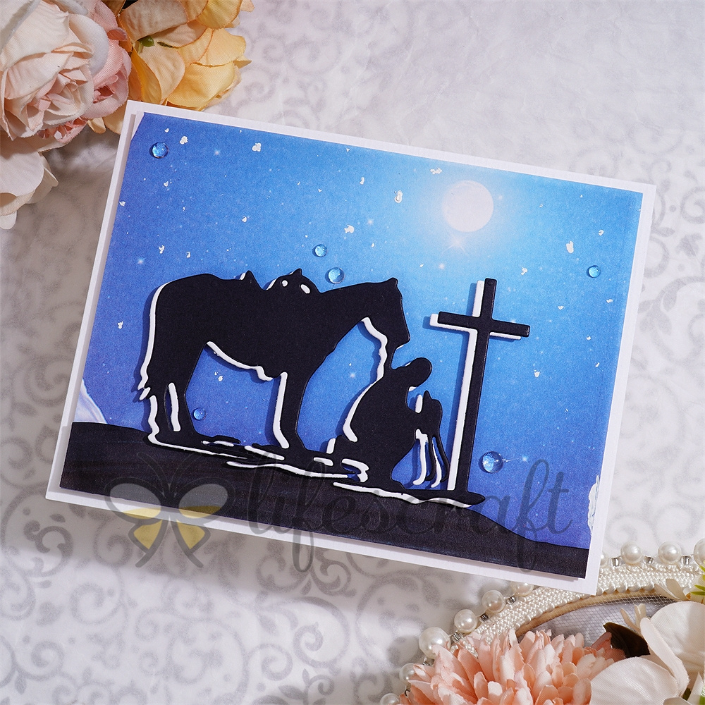 Lifescraft Praying Man Metal Cutting Dies
