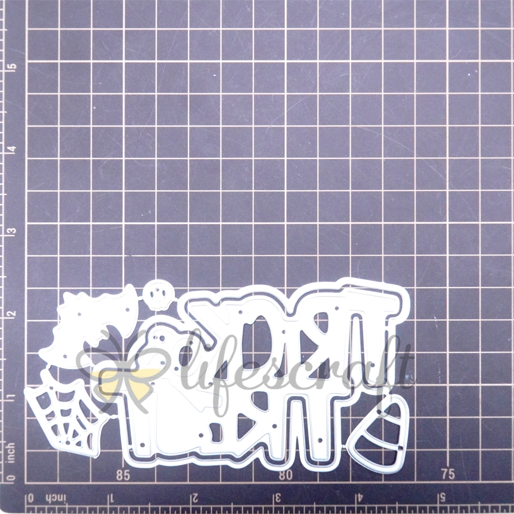 Lifescraft Halloween Trick and Treat Metal Cutting Dies