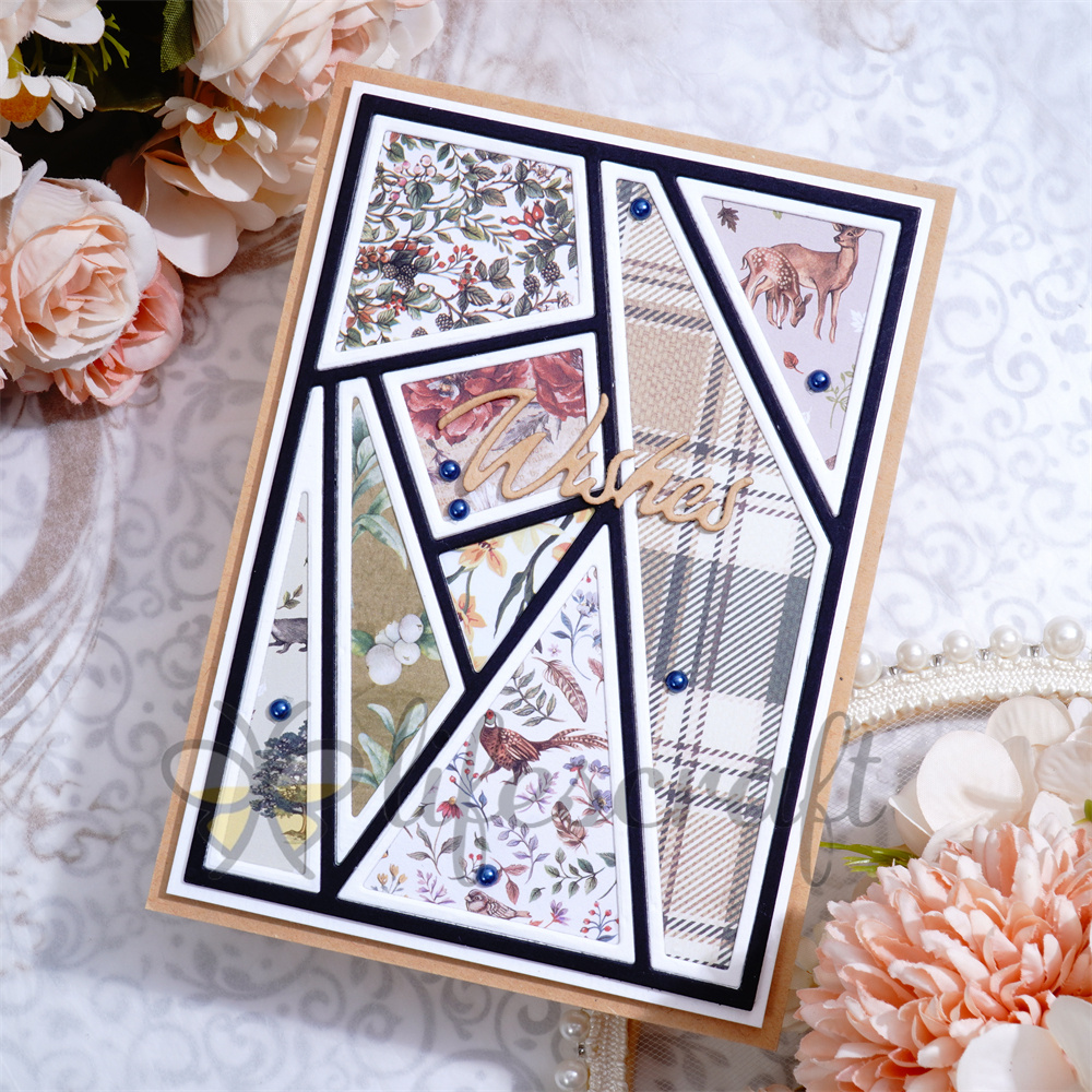 Lifescraft Irregular Shapes Background Board Metal Cutting Dies