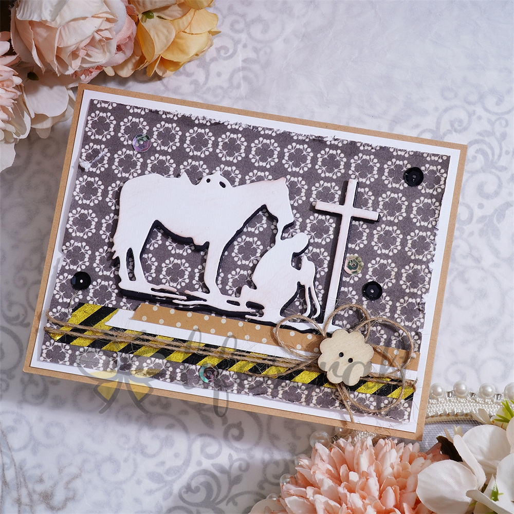 Lifescraft Praying Man Metal Cutting Dies