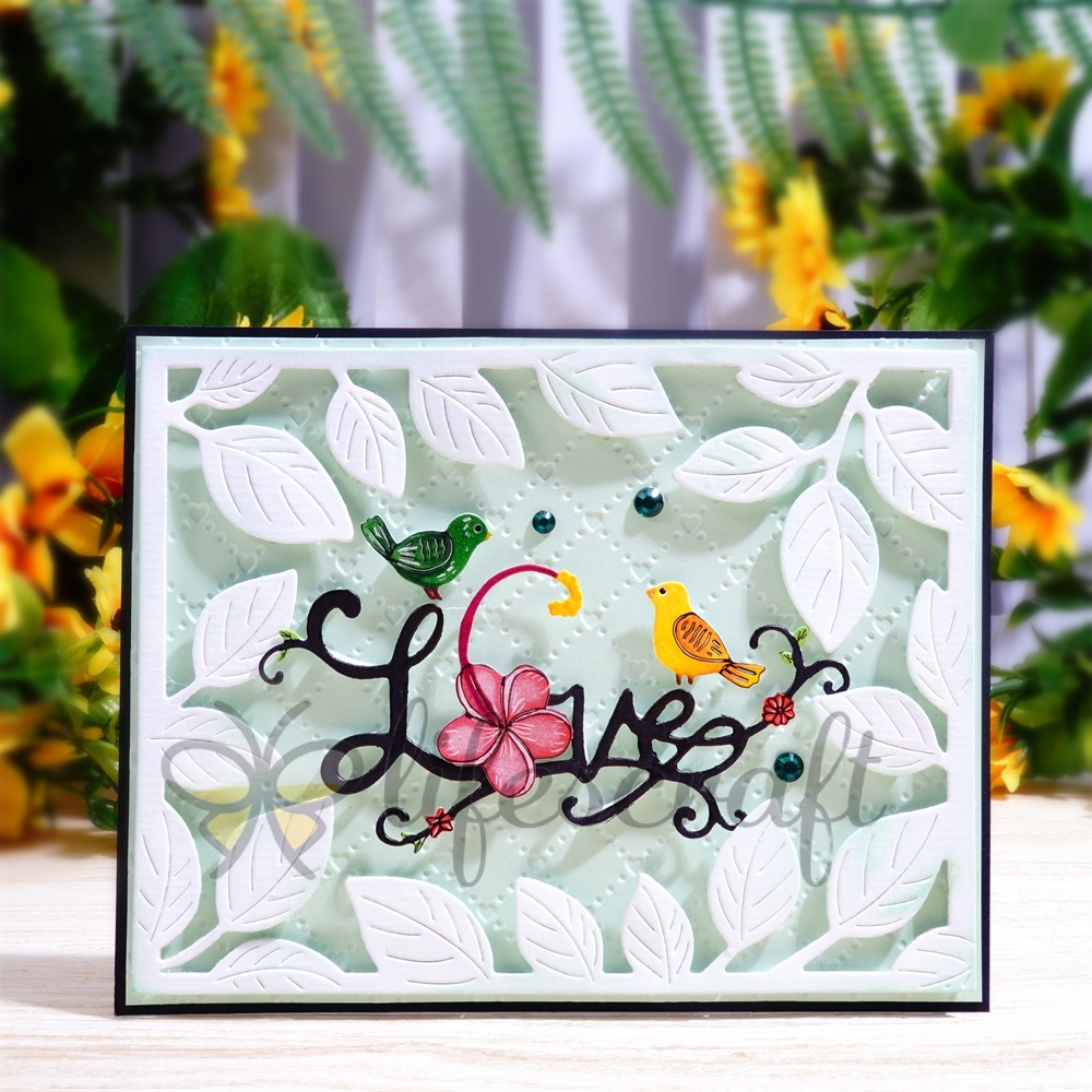 Lifescraft Birds on the Love Tree Metal Cutting Dies