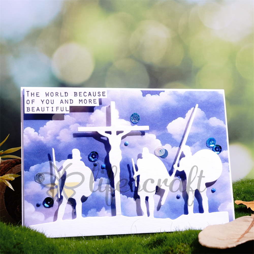 Lifescraft Ancient Roman Warrior and Cross Metal Cutting Dies