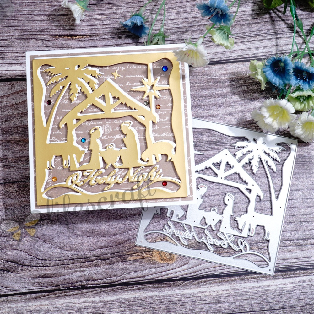 Lifescraft Holy Night Pray Metal Cutting Dies