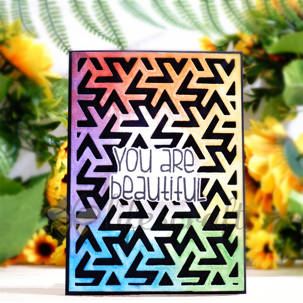 Lifescraft Spiral Pattern Background Board Metal Cutting Dies