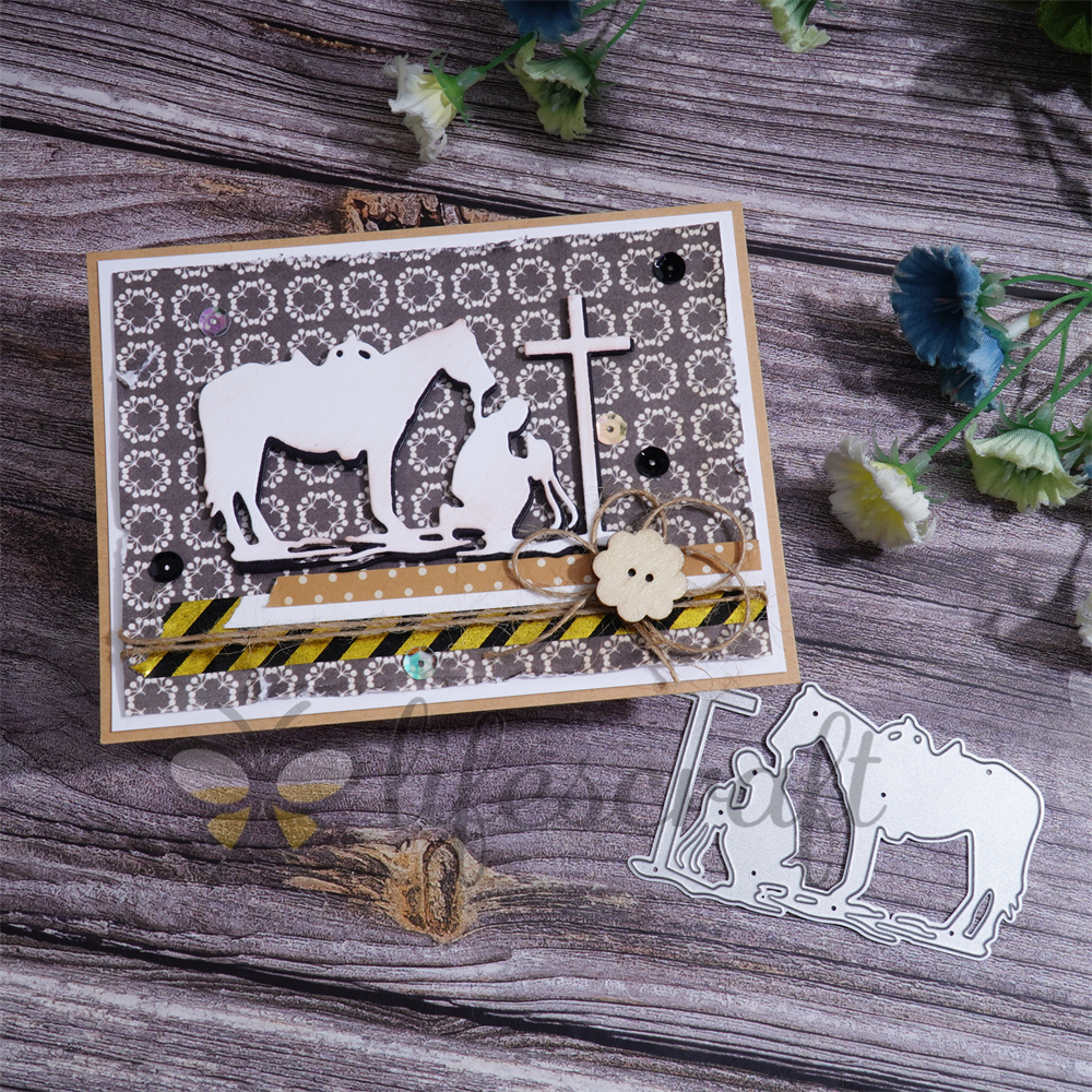 Lifescraft Praying Man Metal Cutting Dies