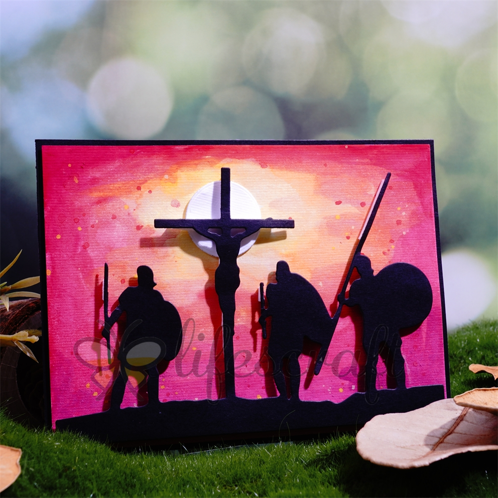 Lifescraft Ancient Roman Warrior and Cross Metal Cutting Dies