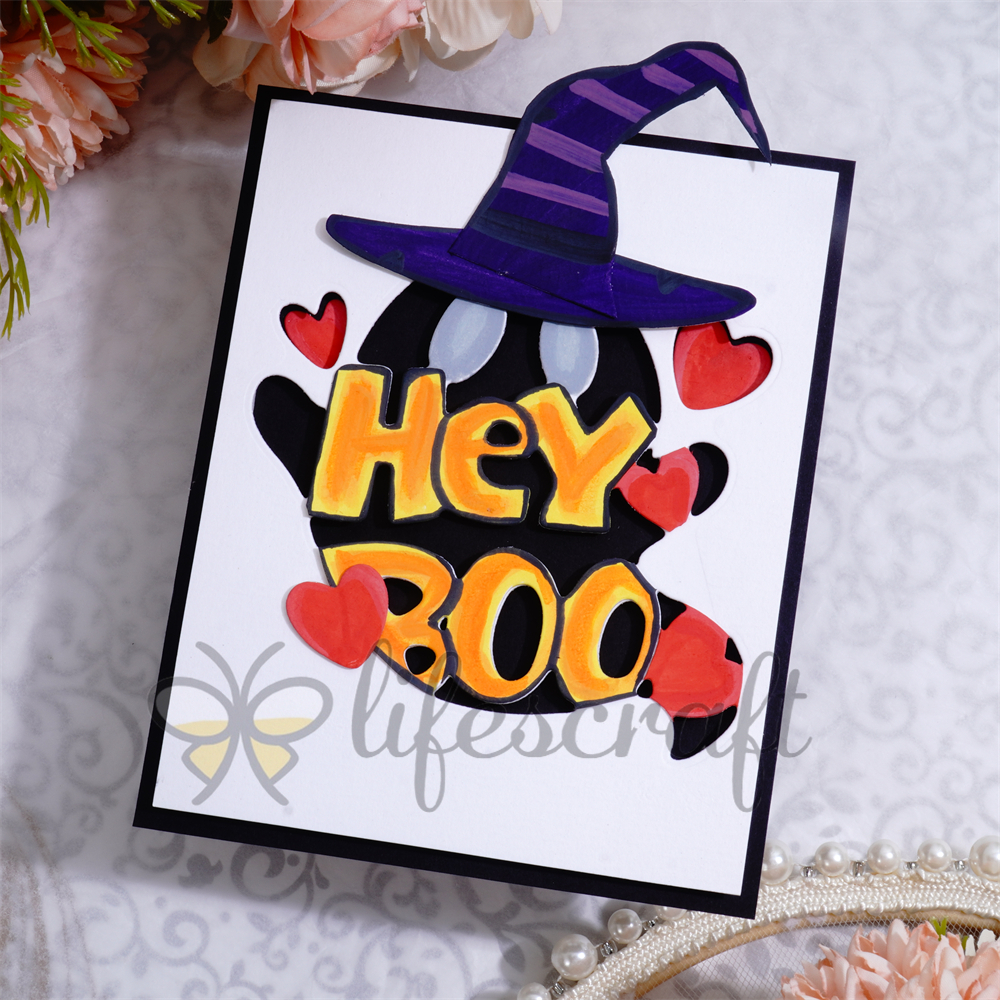 Lifescraft HEY BOO Ghost Metal Cutting Dies