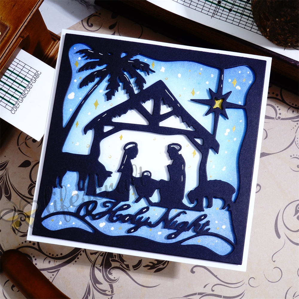 Lifescraft Holy Night Pray Metal Cutting Dies