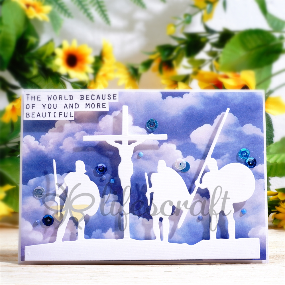 Lifescraft Ancient Roman Warrior and Cross Metal Cutting Dies