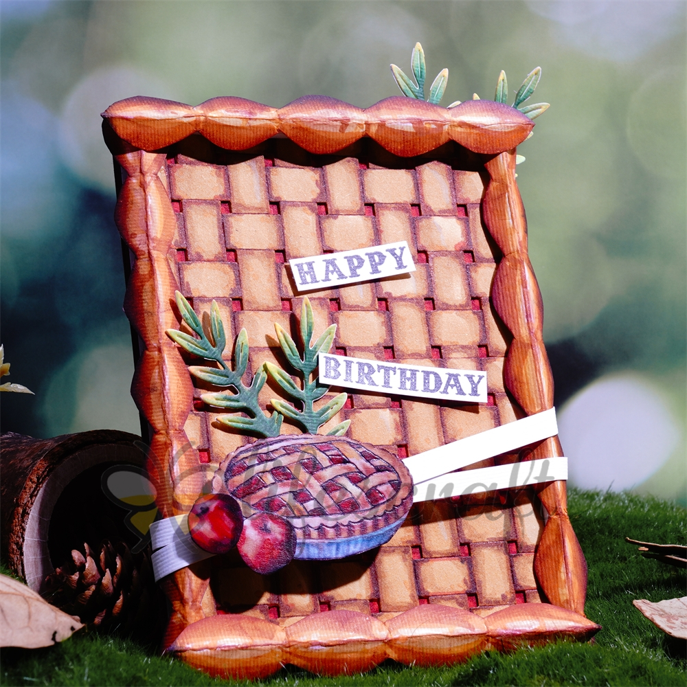 Lifescraft Bamboo Weaving Background Board Cutting Dies