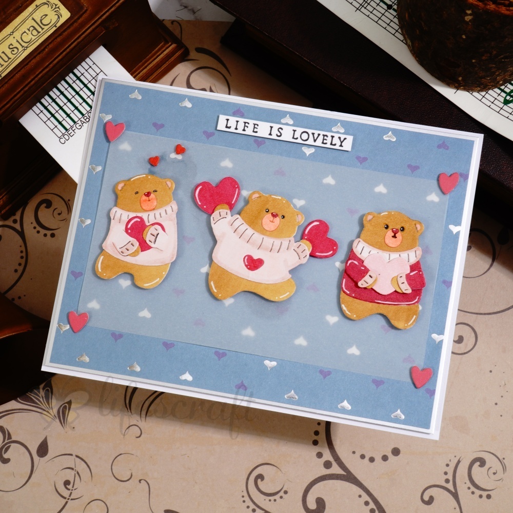 Lifescraft Baby Bears Metal Cutting Dies