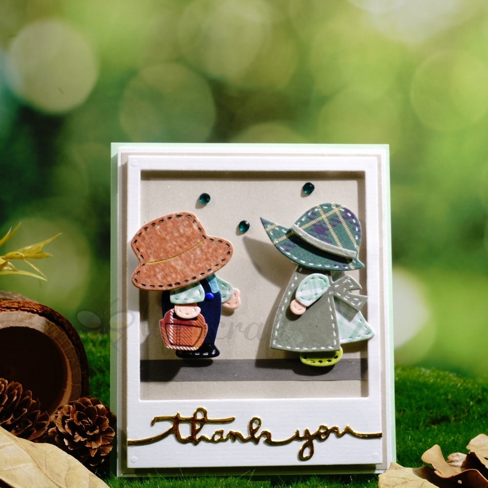 Lifescraft Little Boy and Little Girl Metal Cutting Dies