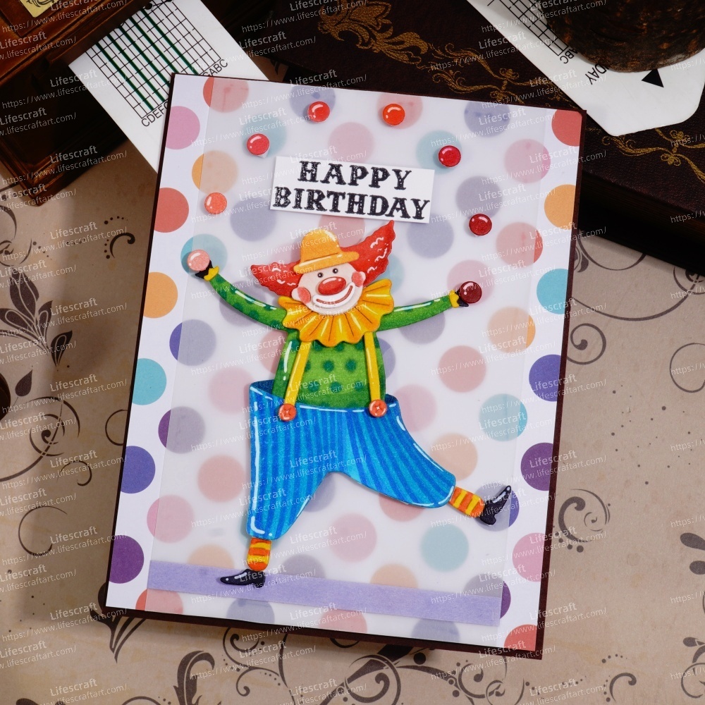 Lifescraft Happy Clown Metal Cutting Dies