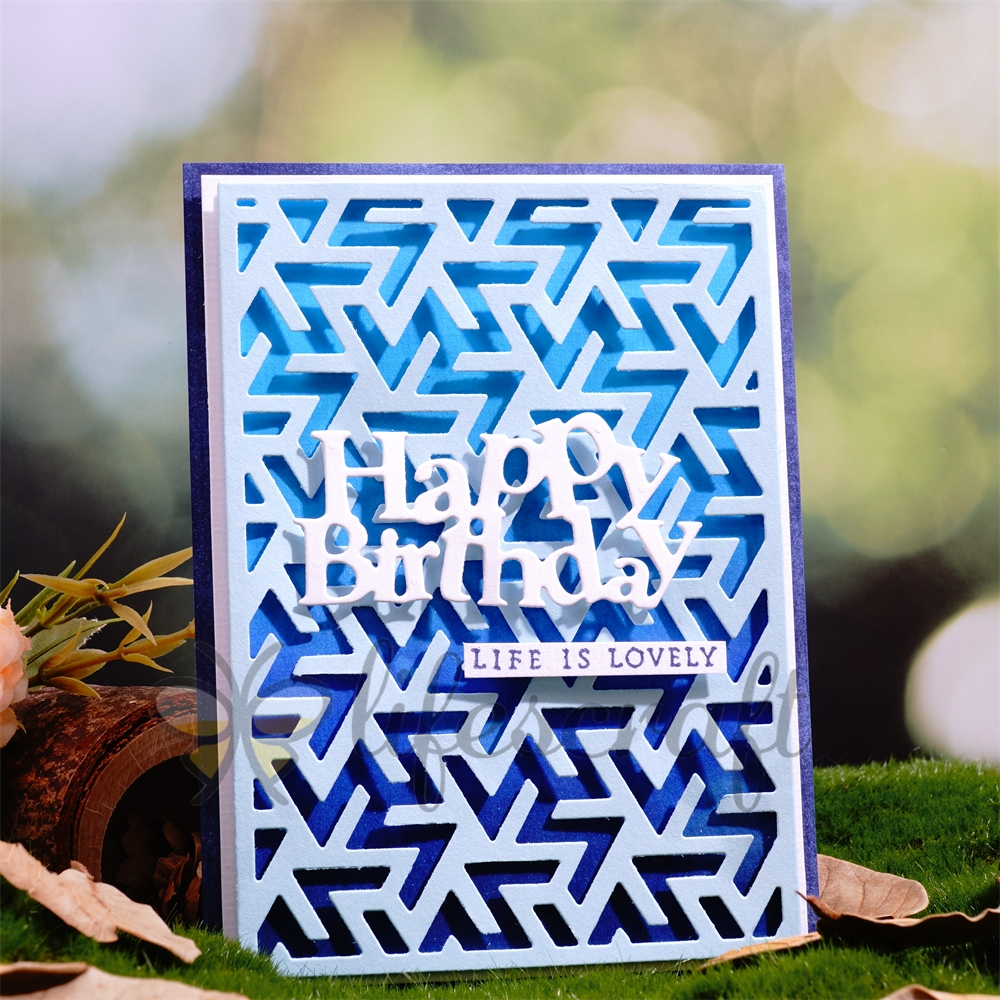 Lifescraft Spiral Pattern Background Board Metal Cutting Dies