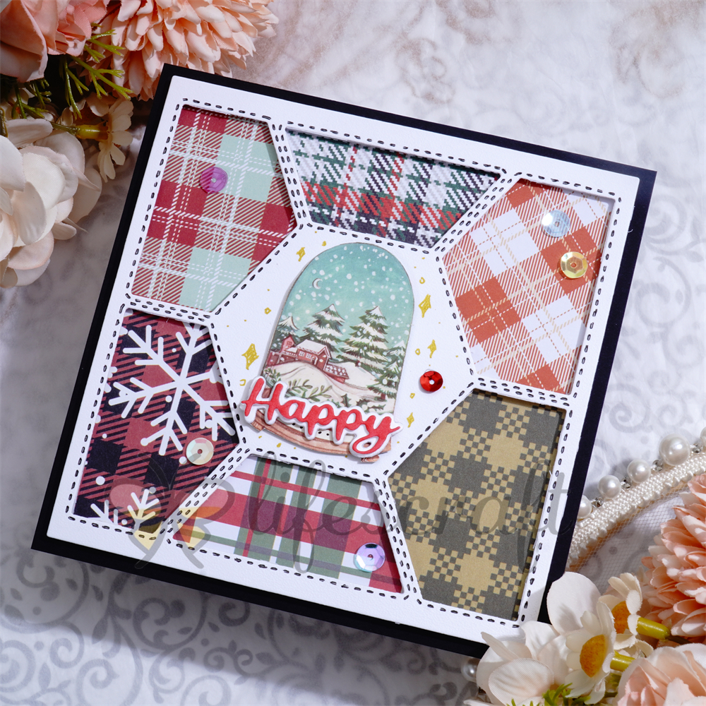 Lifescraft Album Background Frame Cutting Dies