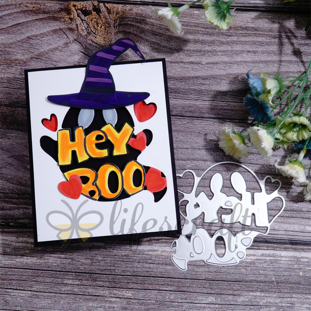 Lifescraft HEY BOO Ghost Metal Cutting Dies