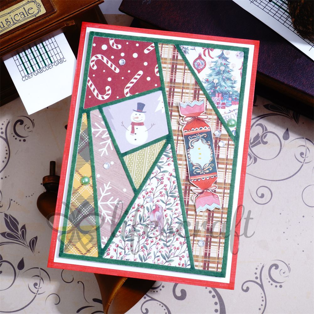 Lifescraft Irregular Shapes Background Board Metal Cutting Dies