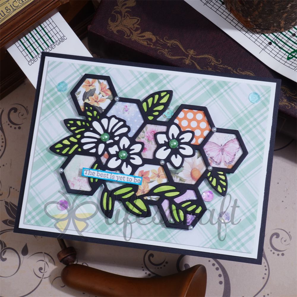 Lifescraft Flower and Leaves Decoration Metal Cutting Dies