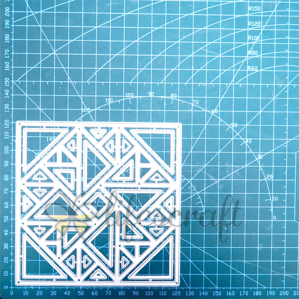 Lifescraft Triangle Windmill Background Board Metal Cutting Dies