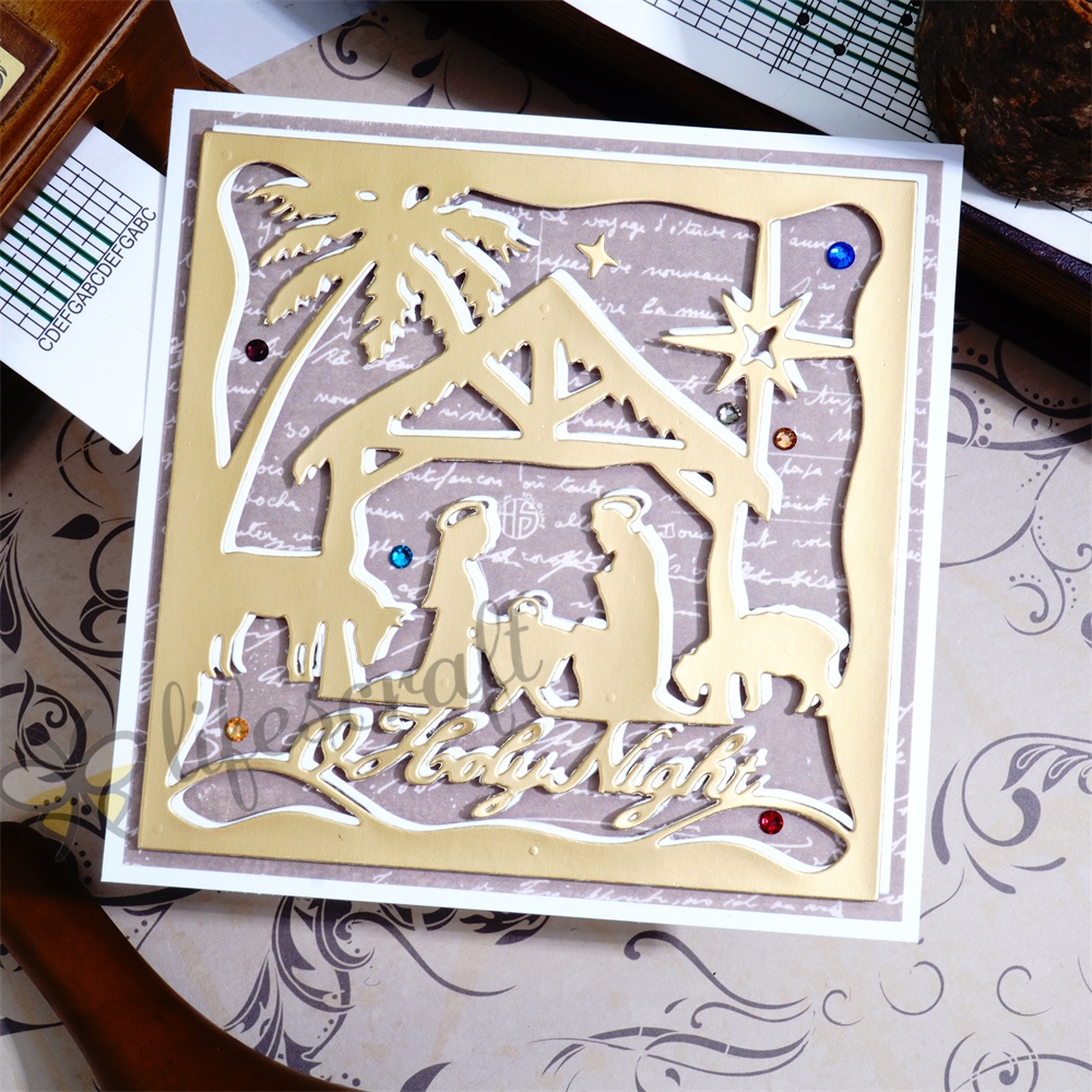 Lifescraft Holy Night Pray Metal Cutting Dies