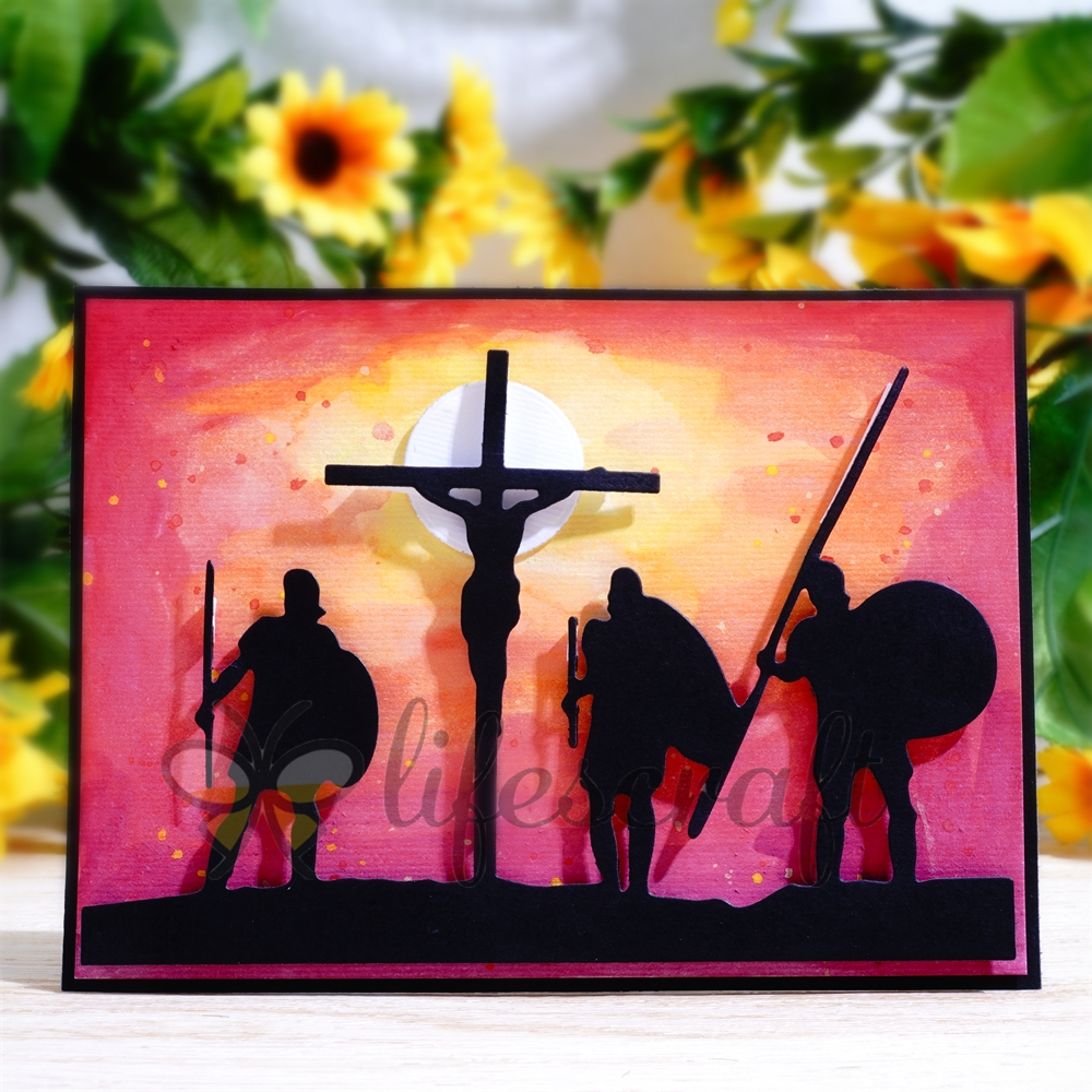 Lifescraft Ancient Roman Warrior and Cross Metal Cutting Dies