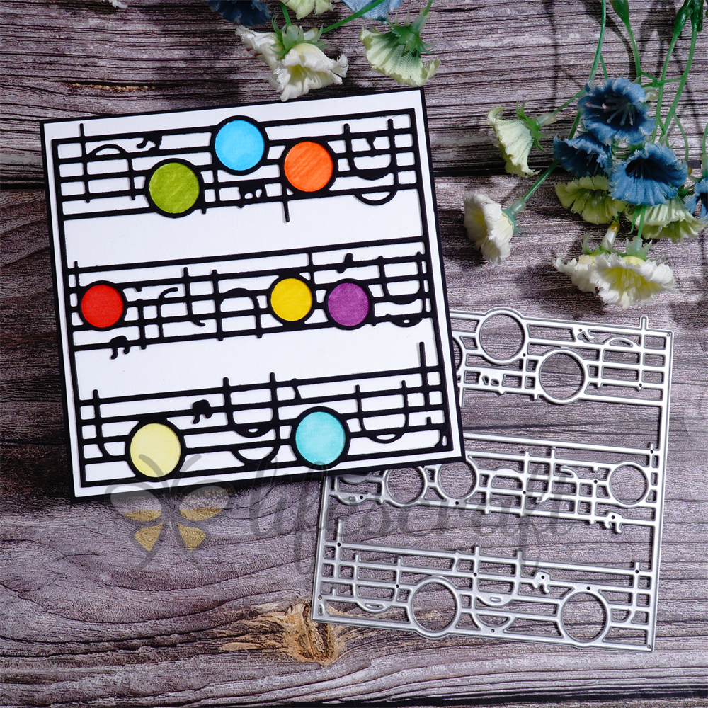 Lifescraft 'Happy Birthday to you' on the Musical Notation Metal Cutting Dies