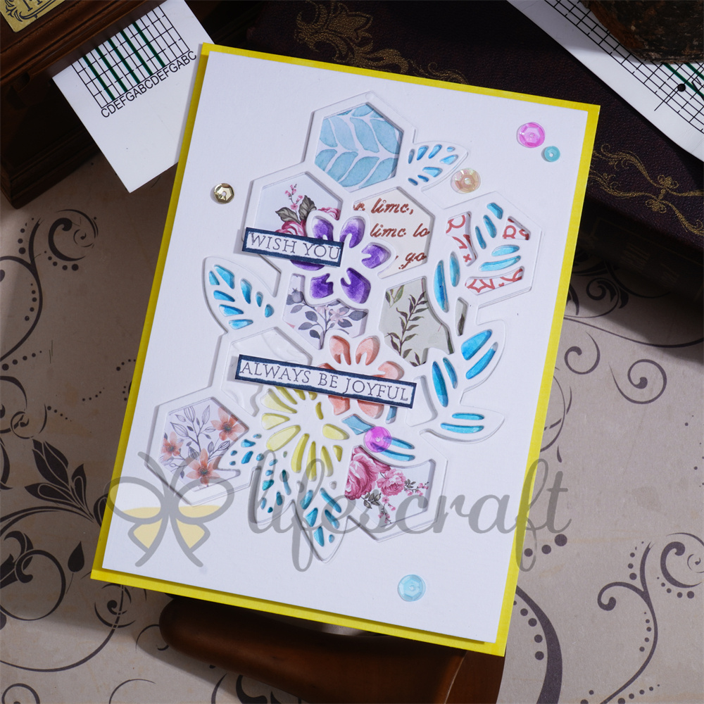 Lifescraft Flower and Leaves Decoration Metal Cutting Dies