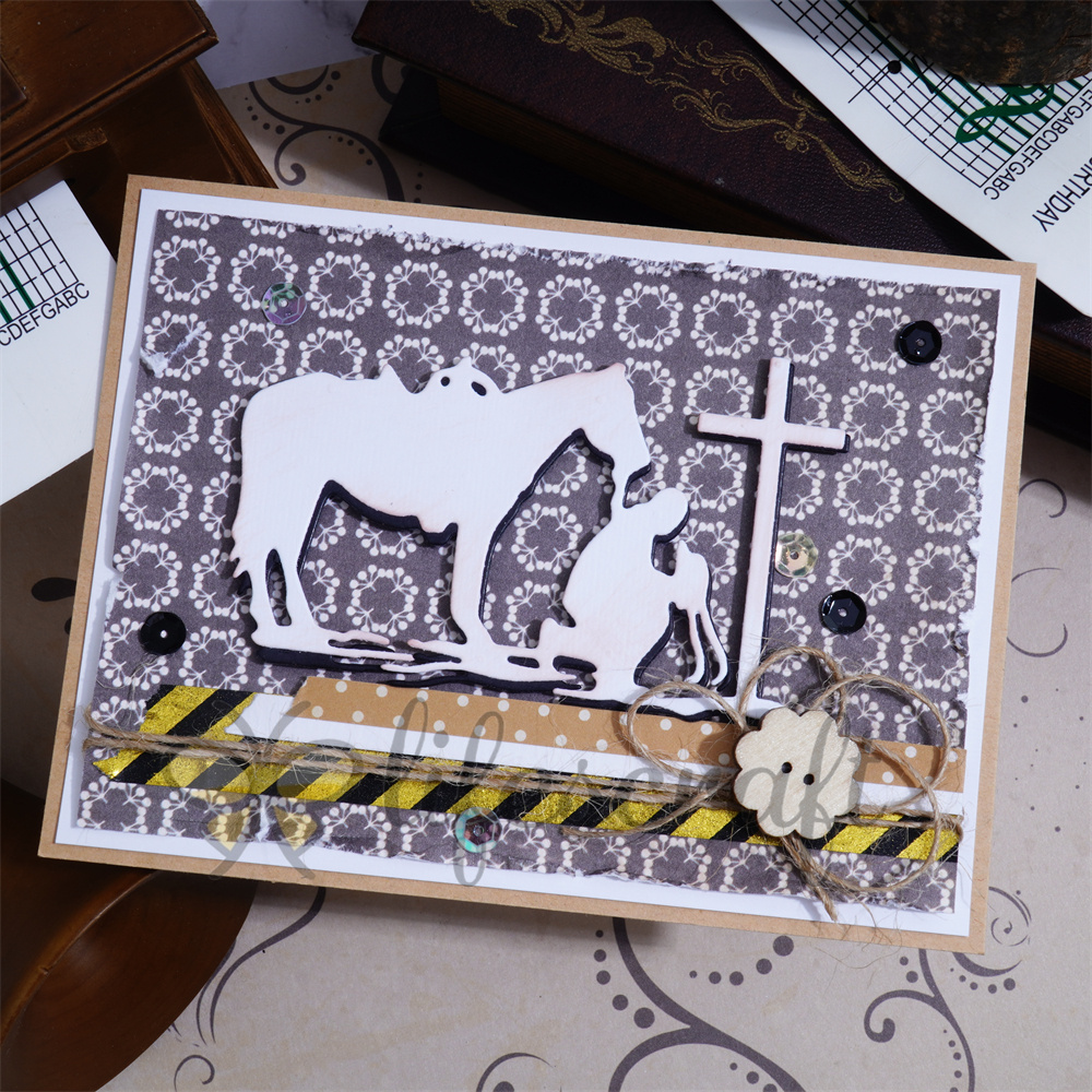 Lifescraft Praying Man Metal Cutting Dies