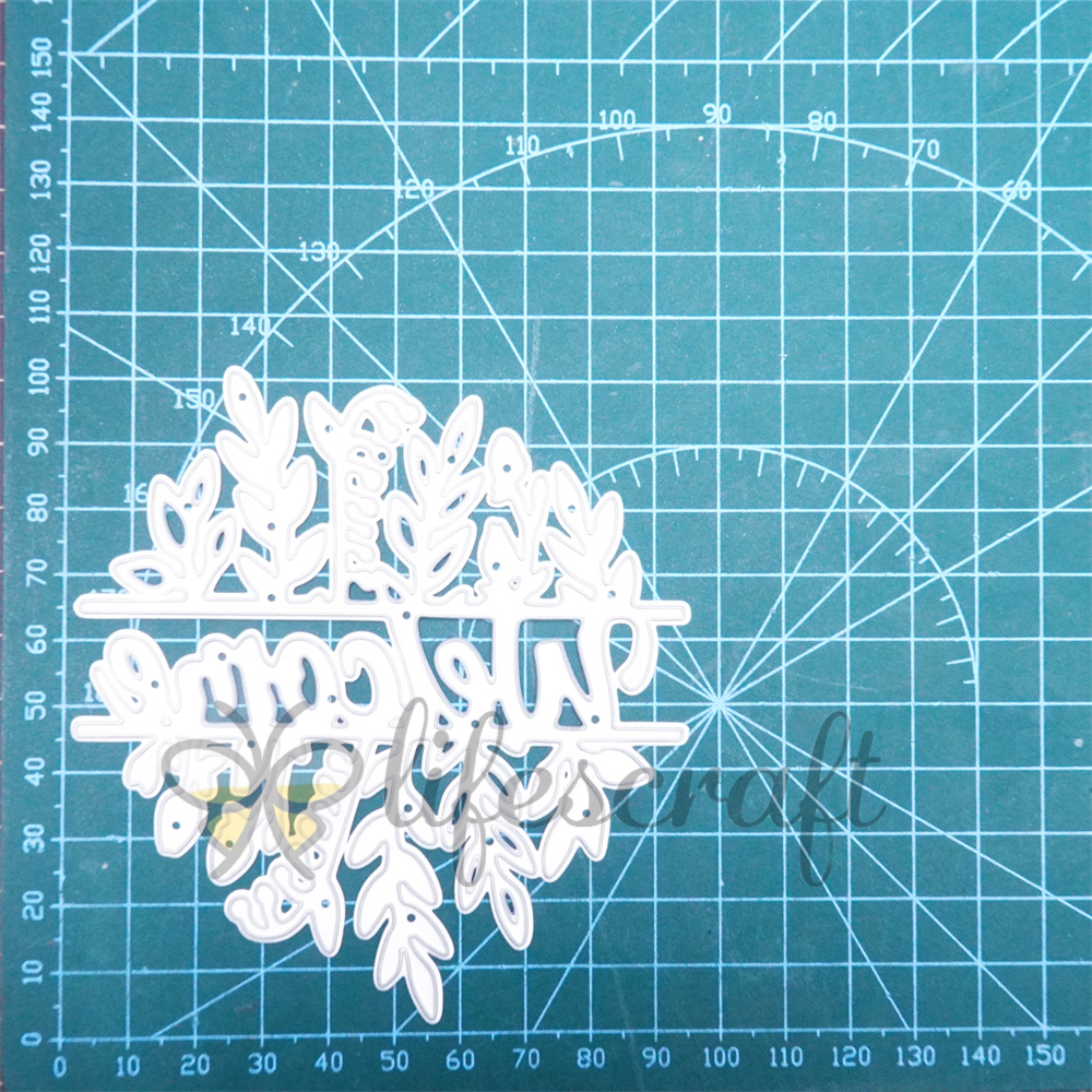 Lifescraft Plants with Welcome Word Metal Cutting Dies