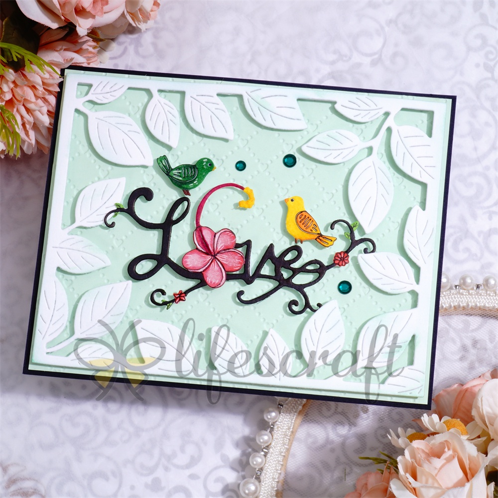 Lifescraft Birds on the Love Tree Metal Cutting Dies