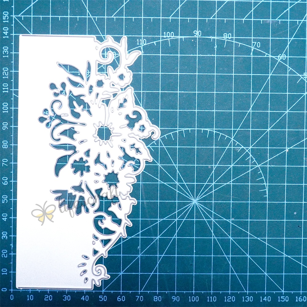 Lifescraft Christmas Flower Background Board Metal Cutting Dies