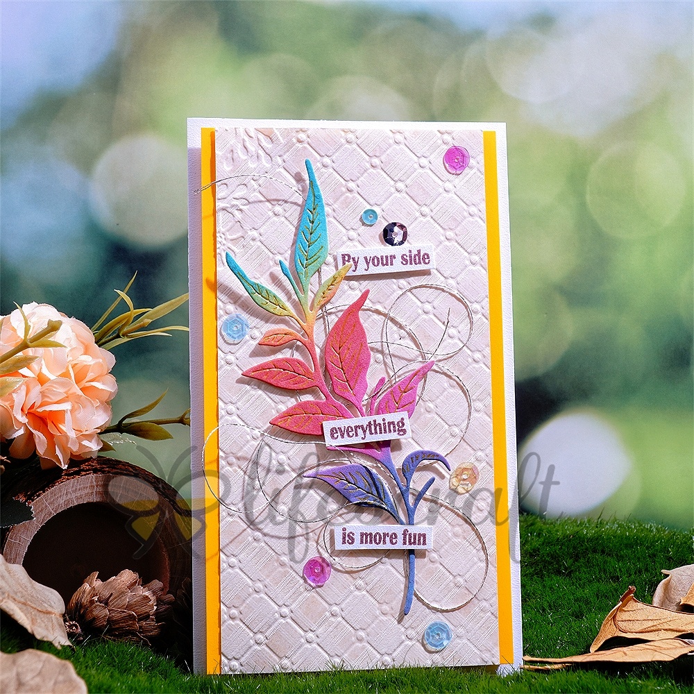 Lifescraft Leaves by Your Side Metal Cutting Dies