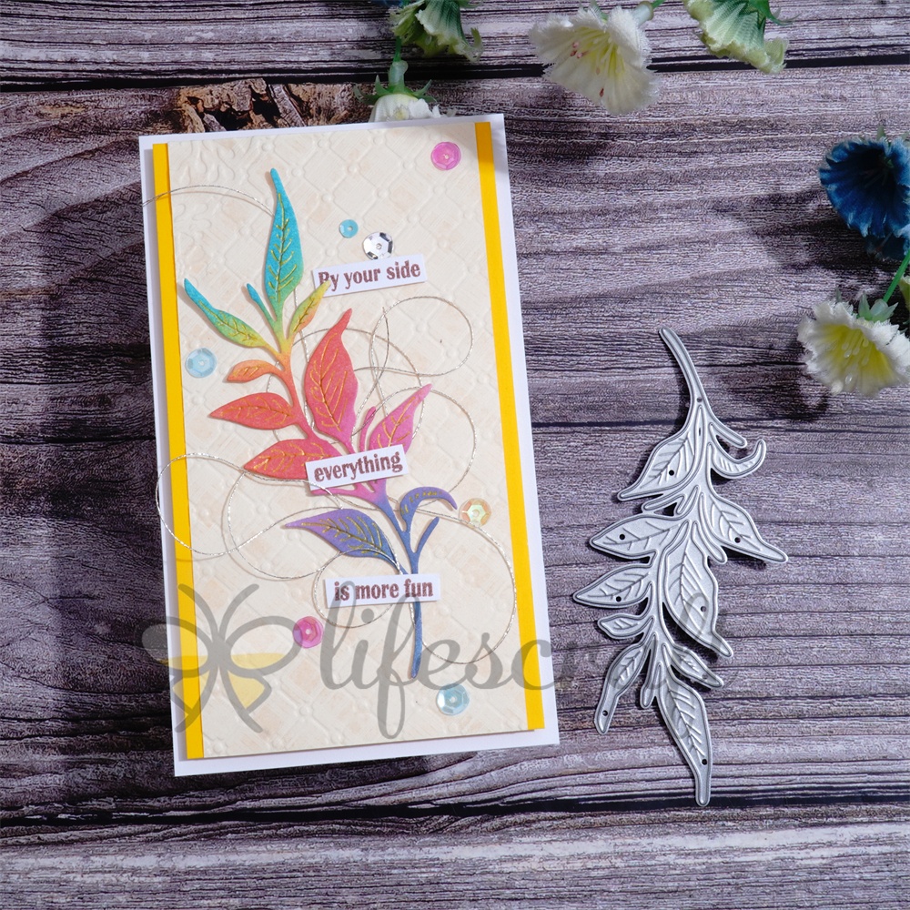 Lifescraft Leaves by Your Side Metal Cutting Dies