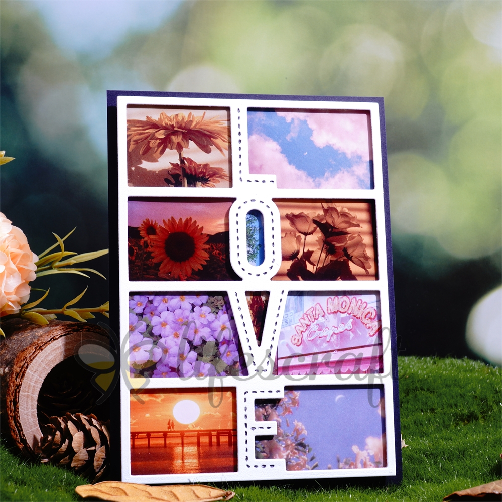 Lifescraft Love Background Board Metal Cutting Dies