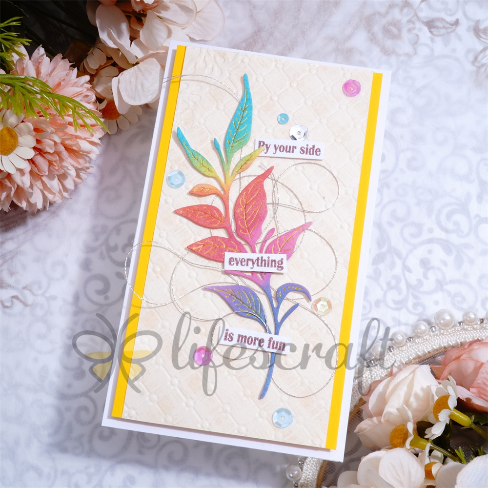 Lifescraft Leaves by Your Side Metal Cutting Dies